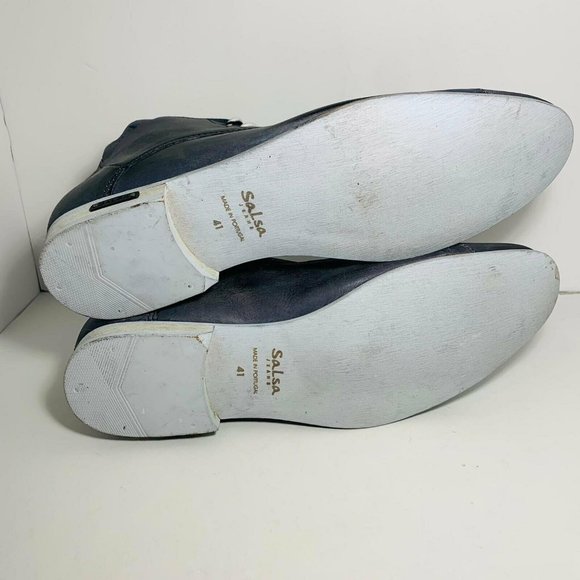Salsa Jeans Mens Black Lace Up Chukka Boots Size 8